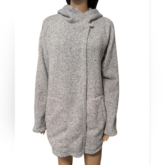 The North Face Heather Gray Wrap Jacket Large - Picture 7 of 16